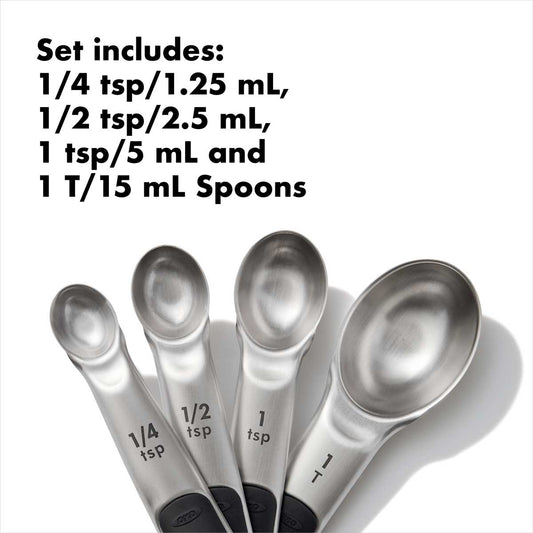 OXO Good Grips 4-piece Stainless Steel Measuring Spoon Set